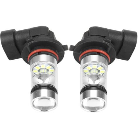 2 pièces Phare Anti-Brouillard 9006/HB4 100W blanc LED haute luminosité ampoules de phare Kit antibrouillard voiture lampe de conduite-VSIAISV