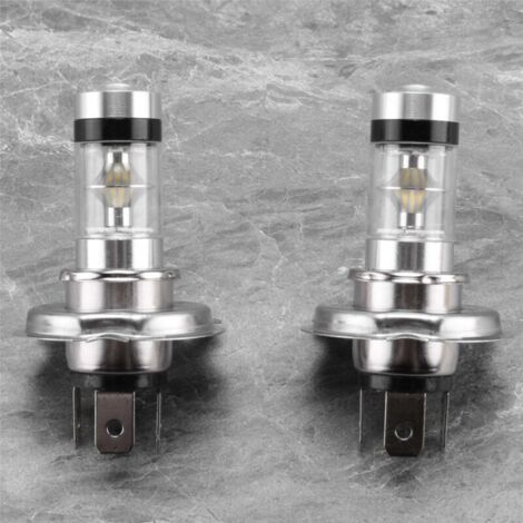 2 Pièces Phare Anti-Brouillard Voiture 6000K Blanc 100W 20 LED H4 HB2 9003