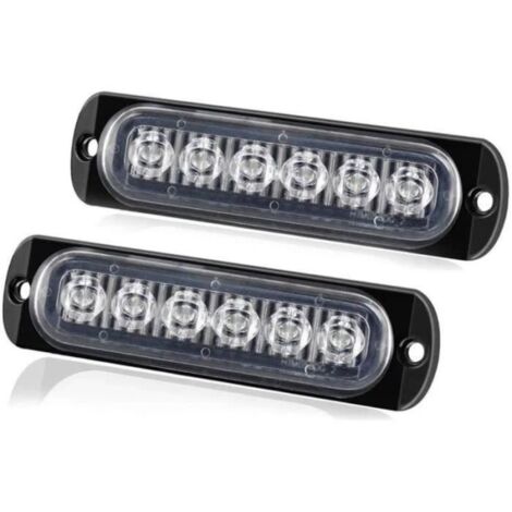 2 Pièces Phare de Travail Projecteur LED Voiture Feux de Travail Feu de Gabarit Latéral de Remorque LED Lampe Feux Clignotant pour V