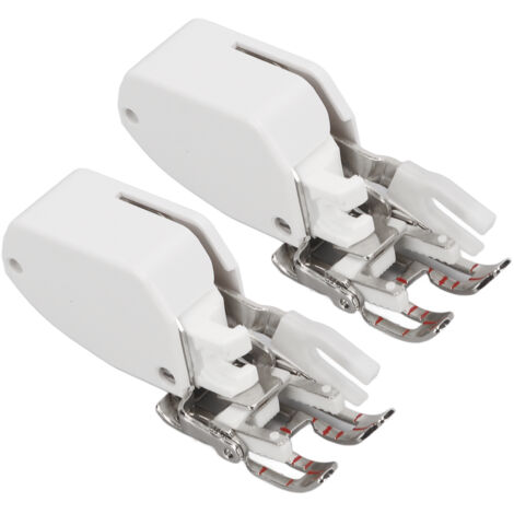 2 Pièces Pied Presseur pour Machine à Coudre, Accessoires en Acier Inoxydable pour Couture
