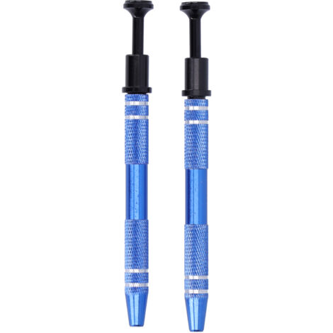 2 pièces Pince à Bijoux 4 Dents, Outil de Saisie de Perles et Piercing, Attrape-perles