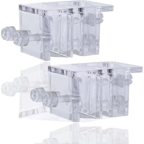 2 Pièces Pince de Fixation pour Tuyau d'Aquarium Support Clip pour Filtre à Eau Accessoires Aquarium