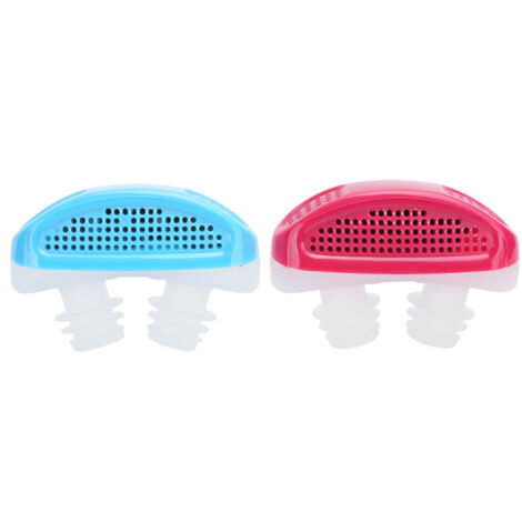 2 pièces Pinces Nasales Anti Ronflement Portables, Accessoires pour le Sommeil
