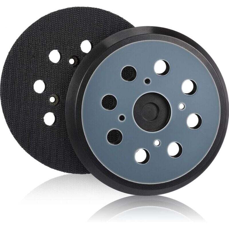 Image of 2 Pièces Plateau de Ponçage 125mm à 8 Trous pour Ponceuse Orbitale Système Crochet et Boucle Bleu