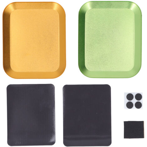 2 Pièces Plateau de Rangement Vis Acier Inoxydable Recyclable pour Boulons Écrous Perles