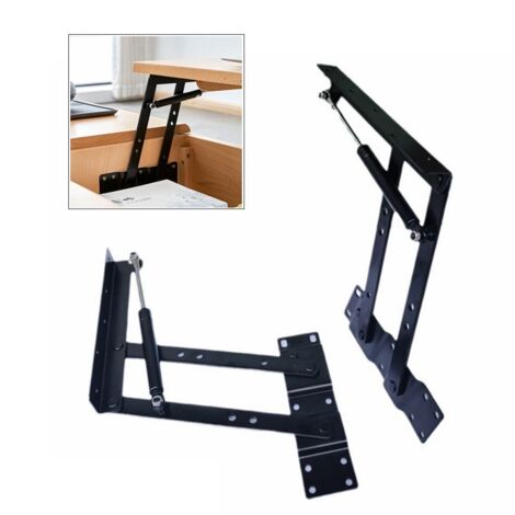 2 Pièces Pliage Ascenseur 50 kg / 100 lb Soulever Haut Table Basse Cadre De Levage Lift Up Ressort Mécanisme de Plateau Matériel Ressort Charnière DIY Table D'appoint Meubles Accessoires