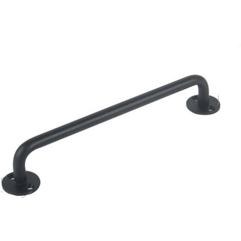 2 pièces poignée avec vis bouton de porte en alliage de zinc porte fenêtre porte en fer porte en bois porte de grange porte coulissante porte d'armoire poignée de porte de tiroir (noir)
