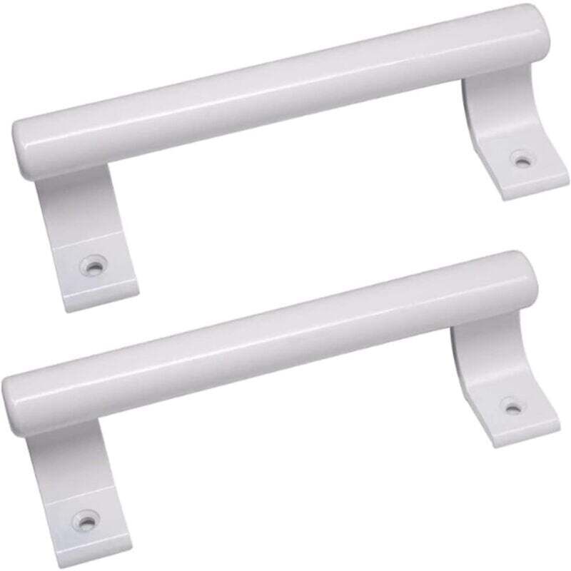 2 pièces Poignée de porte coulissante en aluminium de 8", poignée métallique moderne pour les portes vitrées de balcon, les portes coulissantes de