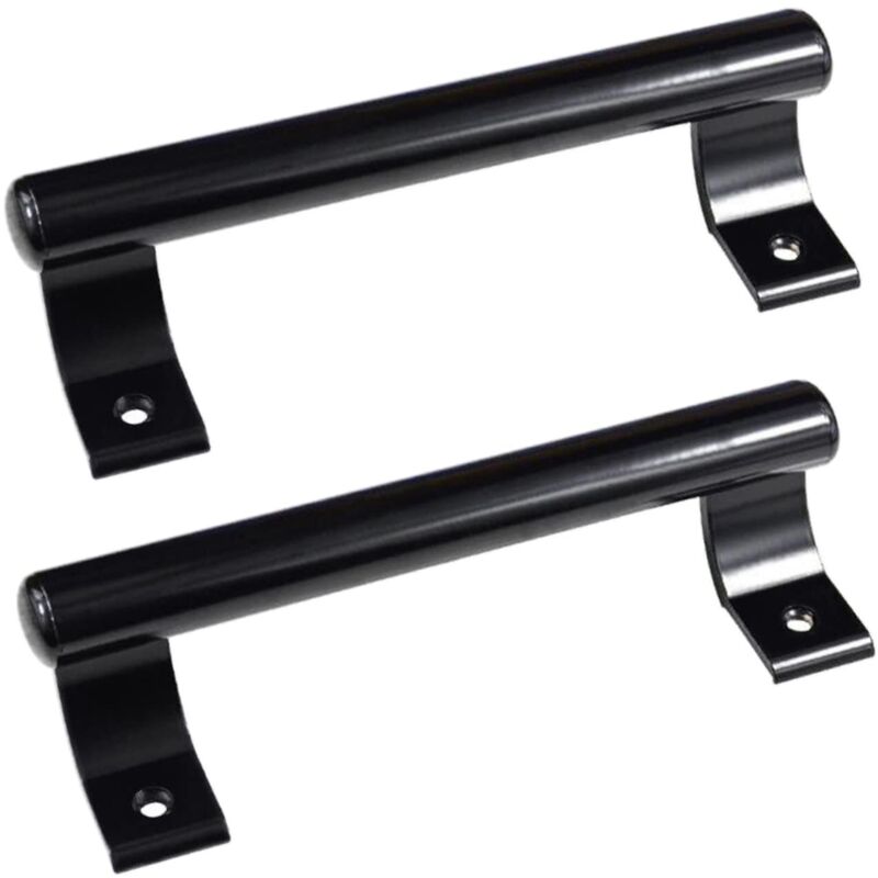 2 pièces Poignée de porte coulissante en aluminium de 8', poignée métallique moderne pour les portes vitrées de balcon, les portes coulissantes de