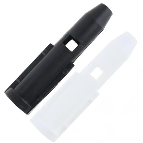 2 Pièces Pommeau De Vitesse Pour Peugeot 307, Levier D’Adaptation De La Manette De Vitesses Blanc Compatible Avec Peugeot 106-807/2008-5008 Partner Etc Compatible Avec Citroen(Noir/Blanc)