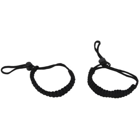 2 pièces Porte-bouteilles en Corde Tressée Résistant, Support Gourde et Parapluie avec Poignée