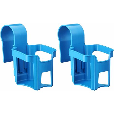 2 Pièces Porte Gobelet Piscine,Multifonctionnel Porte Gobelet Au Bord De La Piscine,Porte-gobelet Détachable,Accessoires De Piscine,Panier De Rangement,pour Les Fêtes D'été à La Plage Baignoires