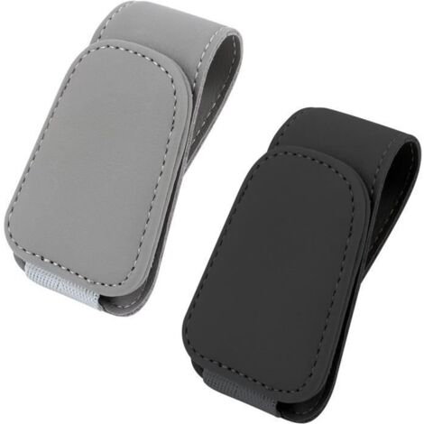 2 Pièces Porte-Lunettes de Voiture Magnétique, Support Lunettes pour Voiture, Universel, Clip de Support de Lunettes de Soleil