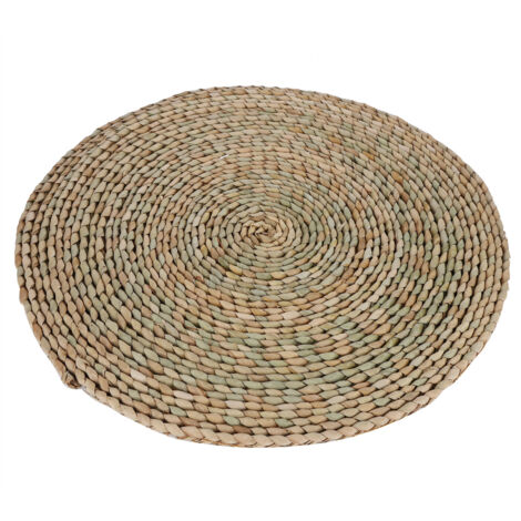 2 Pièces Pouf Rond Style Campagnard Coussin Tatami Coussin de Fenêtre pour Décoration Maison Yoga