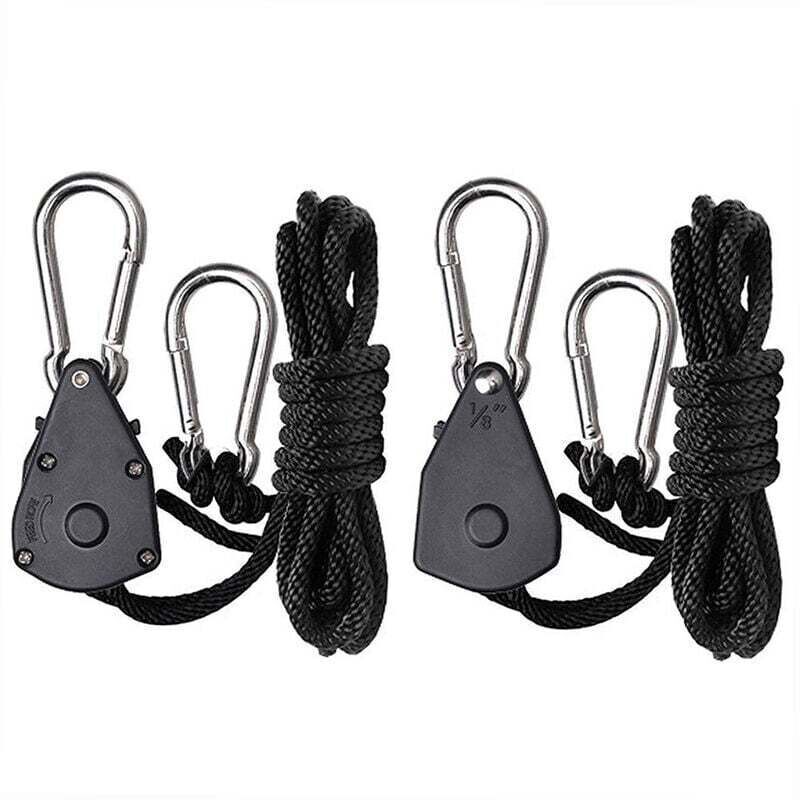 2 pièces poulies réglables de 1,8 pouces, poulies en plastique de corde de suspension de corde d'escalade