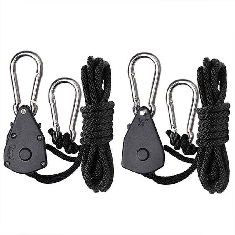 2 pièces poulies réglables de 1,8 pouces, poulies en plastique de corde de suspension de corde d'escalade