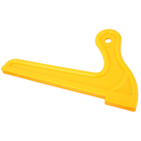 2 pièces Poussoir Sécurité 2-en-1 Scie à Bois Plastique Jaune Outil Pratique Menuiserie