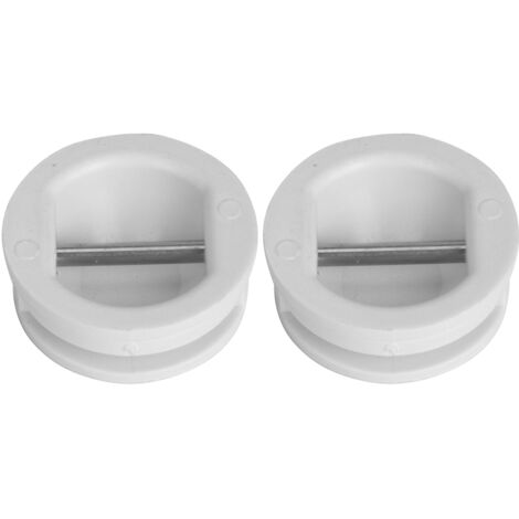 2 pièces Prise de Leash de Surf pour Longboard Shortboard Planche à Pagaie Accessoires Professionnels Blanc