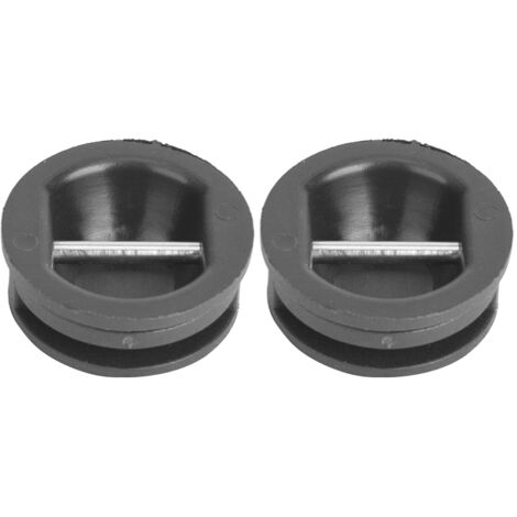 2 pièces Prise de Leash Surf Longboard Shortboard Paddle Board Accessoires Professionnels Noir