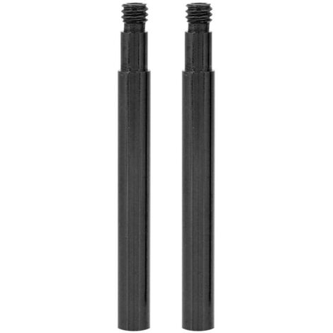2 Pièces Prolongateurs Valve Presta 60mm pour Vélos, Extension de Valve Intérieure (Noir)