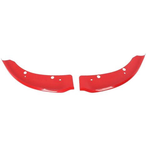 2 pièces Protège-becquet de pare-chocs avant pour Dodge Challenger Scat Pack SRT 2015-2020, Lèvre de séparation, remplacement, rouge.