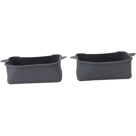 2 Pièces Protège-Graisse en Silicone Réutilisable, Tapis Anti-Graisse pour Plancha, Bac de Récupération d'Huile pour Grill