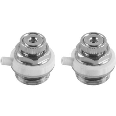 2 pièces purgeurs de radiateur automatiques Connexion 1/2 Pouce vanne de Purge de radiateur Automatique