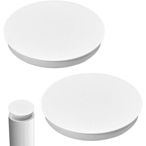 2 Pièces PVC DN150/160 pour Bouchon de Tuyau D'Égout, Bouchon de Conduite d'eau de 150-160 mm de Diamètre pour Tuyau d'Égout, Bouchon de Tuyau 150 mm, Bouchon d'entrée 150 mm,Embout, (Ø150, Ø160)