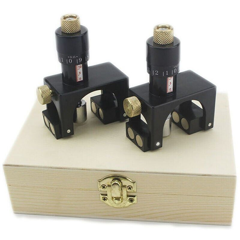 2 pièces raboteuses plates Cutter outil d'alignement positionnement précis raboteuses calibrage réglage hauteur réglable mouleur