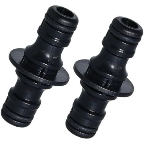 2 pièces raccords de Tuyau d'arrosage,1/2 Pouce Double fiche Pièce,raccordement Deux tuyaux pour l'extension, même avec Une Pression d'eau élevée. -