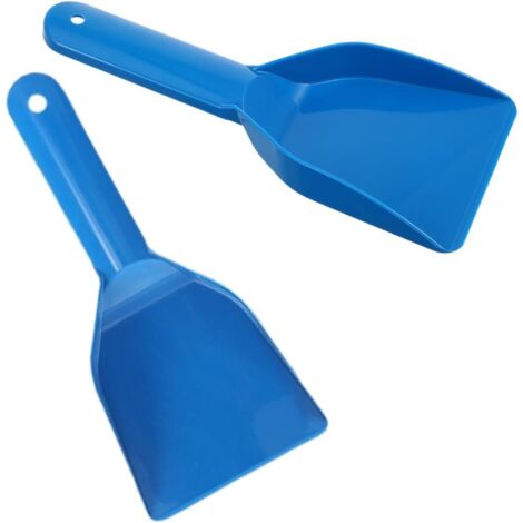 2 pièces Racloir à Glace et Pelle à Neige Plastique et Portable pour Congélateur et Pare-Brise Dégivrage et Facile pour Cuisine et Voiture