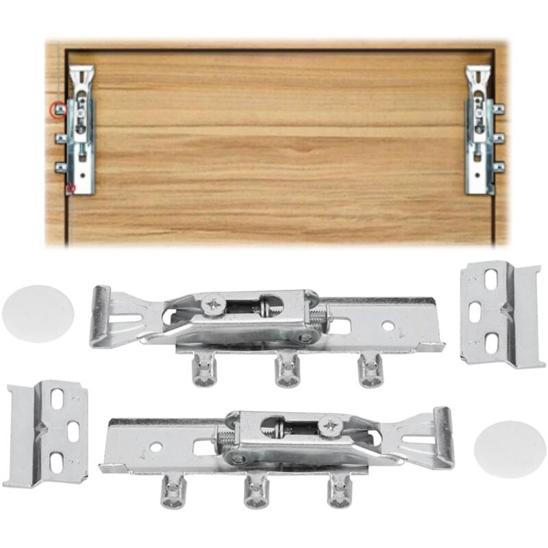 2 Pièces Rail de Suspension D'armoire, Fixation Murale Meuble Cuisine Support de Suspension D'armoire de Cuisine Dissimulé, Code de Suspension
