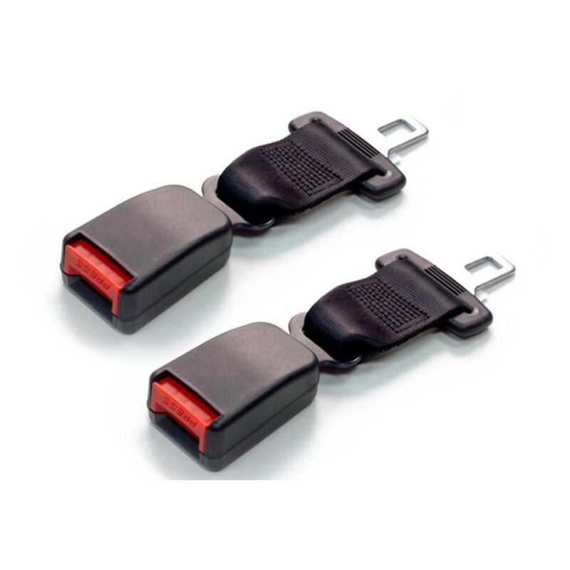 Fei Yu - 2 pièces Rallonge de ceinture de sécurité, rallonge de ceinture de sécurité de voiture, boucle de ceinture de sécurité
