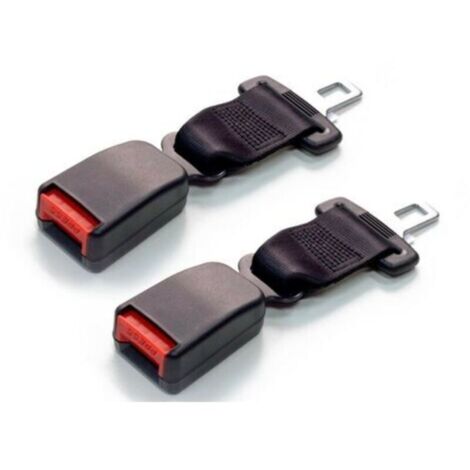 2 pièces Rallonge de ceinture de sécurité, rallonge de ceinture de sécurité de voiture, boucle de ceinture de sécurité