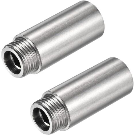 2 Pièces Rallonges De Pommeau De Douche En Acier Inoxydable Tube Prolongateur De Douche Bras D'Extension De Pomme De Douche Rallonge De Pommeau De Douche Extension Pour Pommeau De Douche Fixe(2.4 Pouc