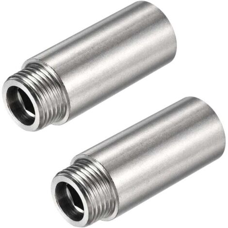 2 Pièces Rallonges De Pommeau De Douche En Acier Inoxydable Tube Prolongateur De Douche Bras D'Extension De Pomme De Douche Rallonge De Pommeau De Douche Extension Pour Pommeau De Douche Fixe(2.4 Pouc