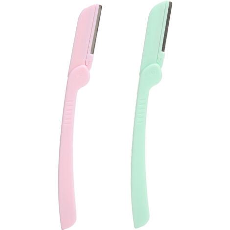 2 Pièces Rasoirs à Sourcils - Lame de Précision pour Épilation du Visage et Forme des Sourcils