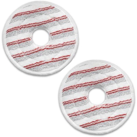 2 Pièces Recharge Serpillere en Microfibres pour Vileda Spin and Clean Mop, Tête de Serpillière de Remplacement Compatible avec Balai Vileda Spin Mop et l'ensemble de Seaux (Rouge)