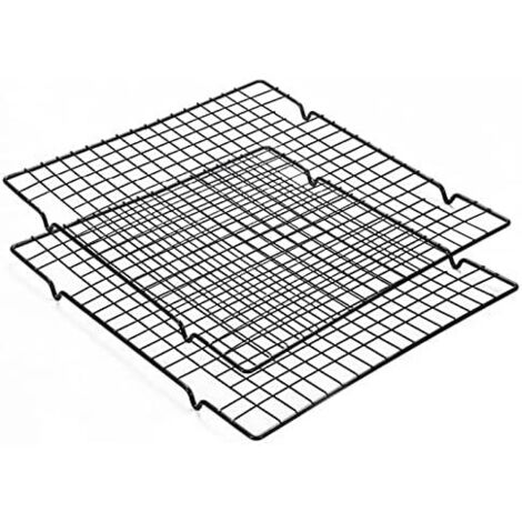 2 Pieces Rectangular Cooling Racks Cooling Cake Mold Rectangular Cake Rack Drying Rack Baking Rack Suitable for Household Baking