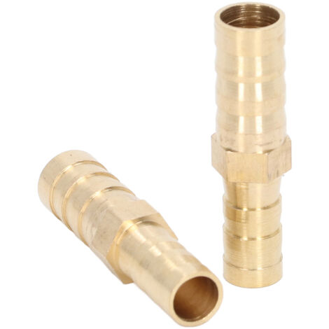 2 Pièces Réducteur Laiton Hexagonal, Raccord de Jonction 10mm à 8mm pour Tuyauterie