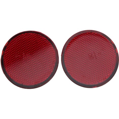 2 pièces réflecteur de pare-chocs arrière rond rouge Auto Modification adapté pour Nissan QASHQAI 2007-2015