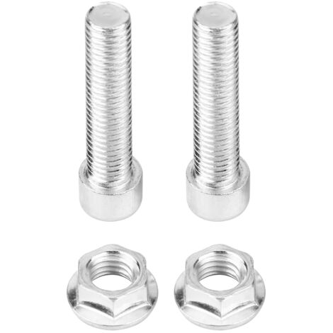 2 pièces Rehausseurs d'amortisseurs moto universels, 5 cm de hauteur, couleur rouge (avec vis)
