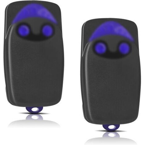 2 Pièces Remplacement pour télécommande NICE, télécommande portail 433,92MHz 2 canaux, compatible avec Flo1r-s, Flo2r-s, Flo4r-s