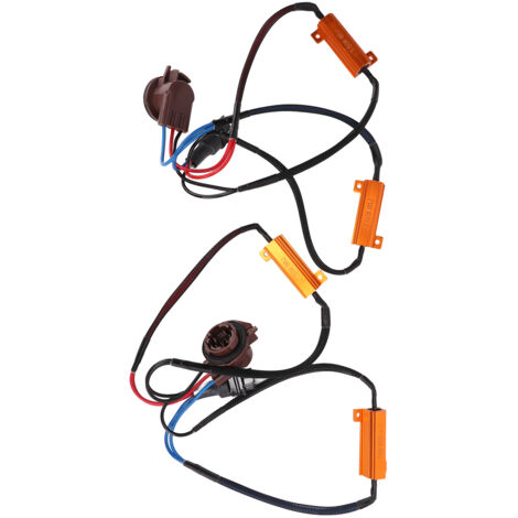 2 Pièces Résistance LED Double Fil 50W Puissance Moyenne Décodage Précise Adaptateur Résistance Charge