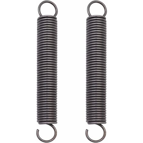 2 Pièces Ressort de Traction Acier Ressort Comprimé étendu Ressorts à Double Crochet - 2x18x150mm