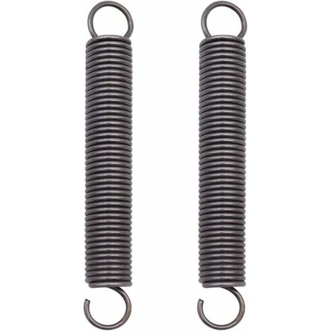 2 Pièces Ressort de Traction Acier Ressort Comprimé étendu Ressorts à Double Crochet - 2x18x150mm--