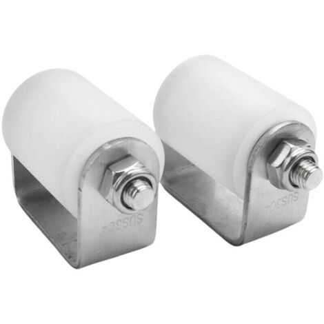2 PièCes Rouleau de Guidage Porte Coulissante 3 Pouces en Nylon Dur Coulissant Portes Roulantes Guideur LatéRal à Roulement Billes Robuste