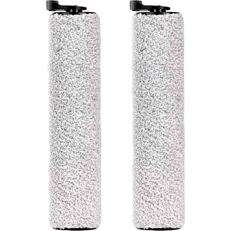 (2 pièces) Rouleaux de Brosse de Remplacement Compatibles avec l'aspirateur eau et Poussière sans fil Tineco iFloor 3/ Floor One S3/ iFloor 2, Kit