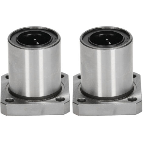 2 Pièces Roulements Linéaires à Billes Flanc Carré 20mm Alésage 32mm OD 42mm Longueur LMK20UU