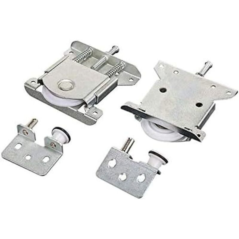 Rnemitery - 2 pièces Roulette Porte Coulissante placard,Pièces de porte coulissantes pour porte de garde-robe,roues,rouleaux,armoire Runners